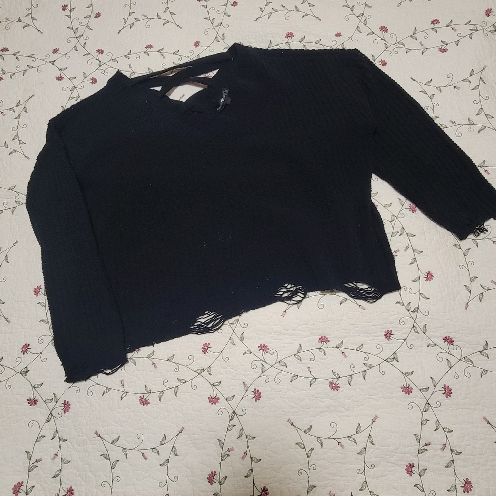 Crop sweater